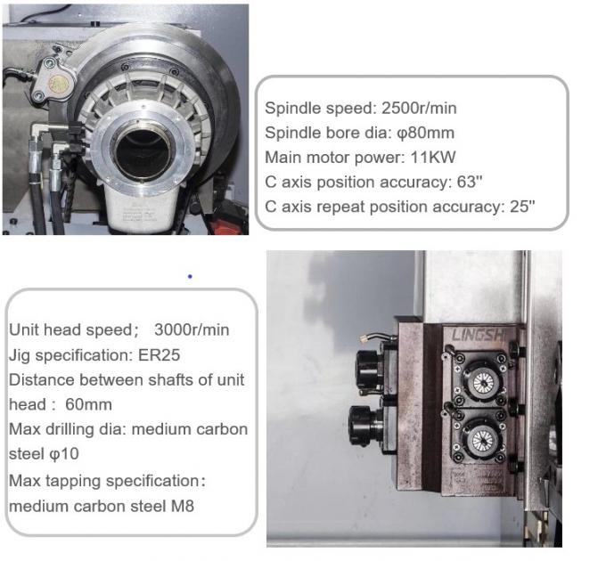 CAK5085fy 5の軸線CNC回転製粉機械中心CNC機械5軸線CNCの旋盤のフライス盤