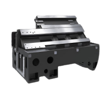 FANUC 高硬さ 高トルク CNC lathes HTC40B 45 度統合斜床 CNC lathes 金属用 2