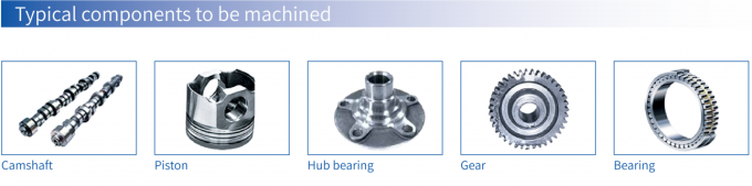 FANUC 高硬さ 高トルク CNC lathes HTC40B 45 度統合斜床 CNC lathes 金属用 7