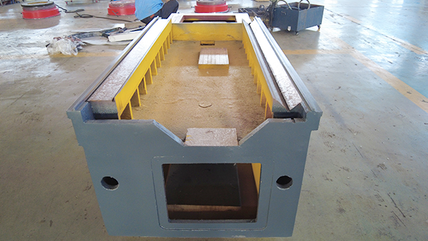 ローータリー丸いテーブルHDMK380CNC水平表面磨き機 3