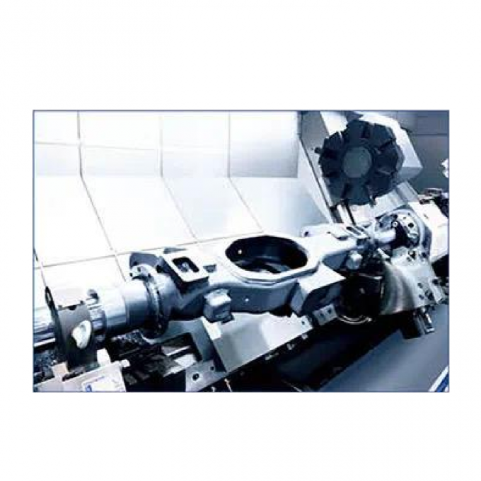 傾斜ベッドCNC旋盤 HTC63n ヘビーデューティー横型旋盤フライス盤 7