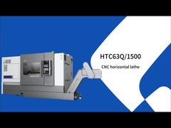 SMTCL斜床 CNC lathes HTC63Q 最大切断長3000mm水平 CNC lathes