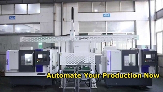 ガントリー ローダーが付いている高速高精度自動化生産ライン CNC 旋盤