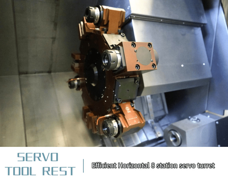 SMTCL CNC lathes FANUC 3軸 lathes フレーシングマシン コンボ T5.2-1000Q 斜面床 CNC lathes