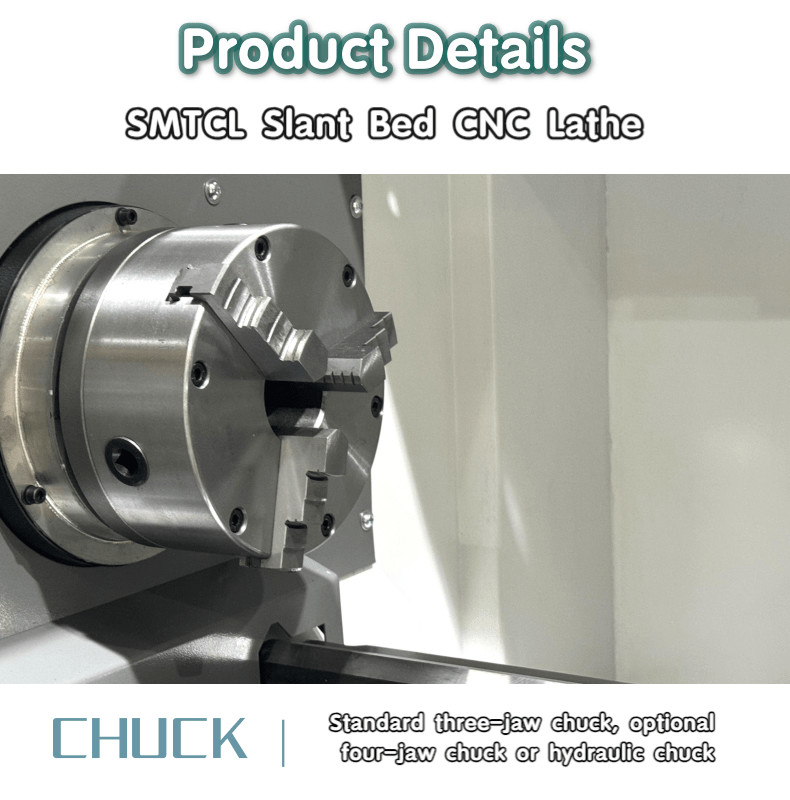SMTCL CNC lathes FANUC 3軸 lathes フレーシングマシン コンボ T5.2-1000Q 斜面床 CNC lathes