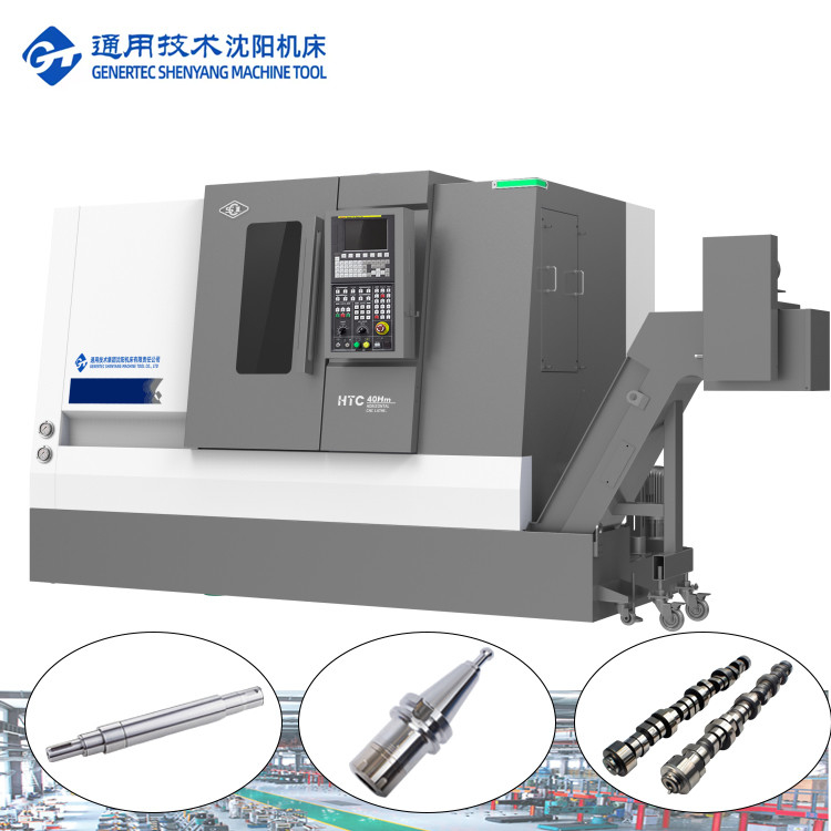 SMTCL 横軸 CNC ターン HTC40H/500 自動車 マンドル エンジン シャフト 歯車 シャフト 加工 CNC ターン