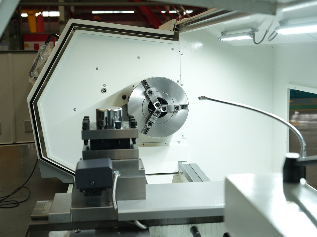 SMTCL 大型 CNC ターン CAK63200 スピンドル穴 104mm 重用金属水平平床 CNC ターン