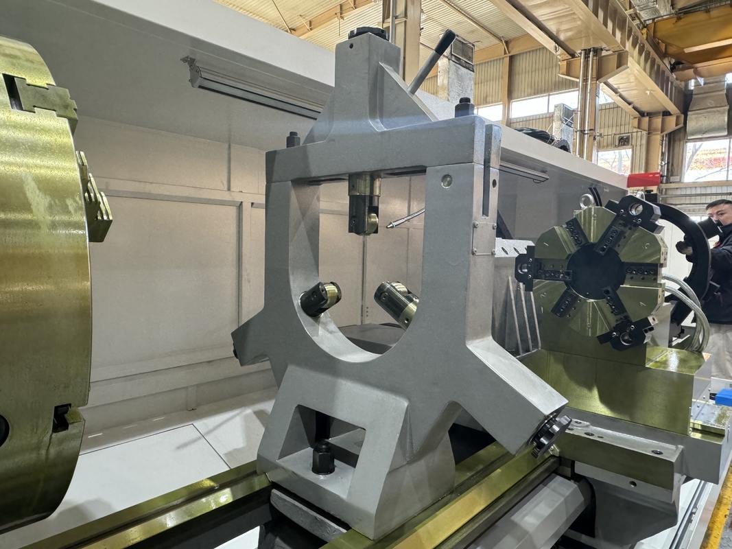SMTCL 大型 CNC ターン CAK63200 スピンドル穴 104mm 重用金属水平平床 CNC ターン