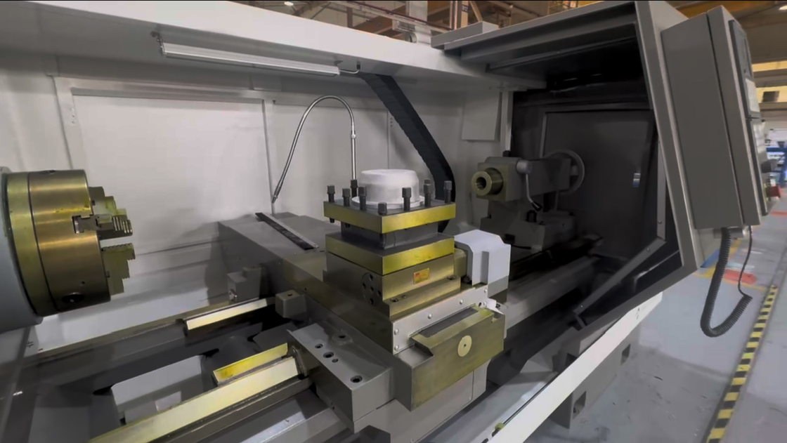 SMTCL 大型 CNC ターン CAK63200 スピンドル穴 104mm 重用金属水平平床 CNC ターン