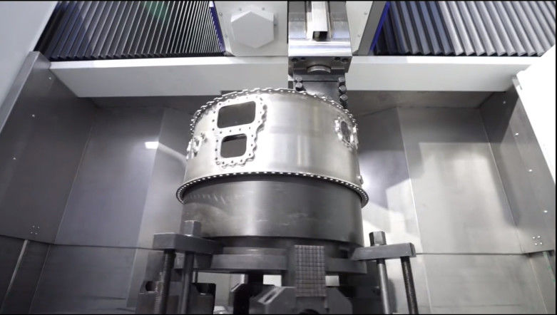 重いCNC垂直回転機 VTC200140H マックス.スイング直径 2500mm CNC垂直回転機 フレッシング コンボ