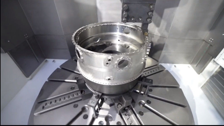 重いCNC垂直回転機 VTC200140H マックス.スイング直径 2500mm CNC垂直回転機 フレッシング コンボ