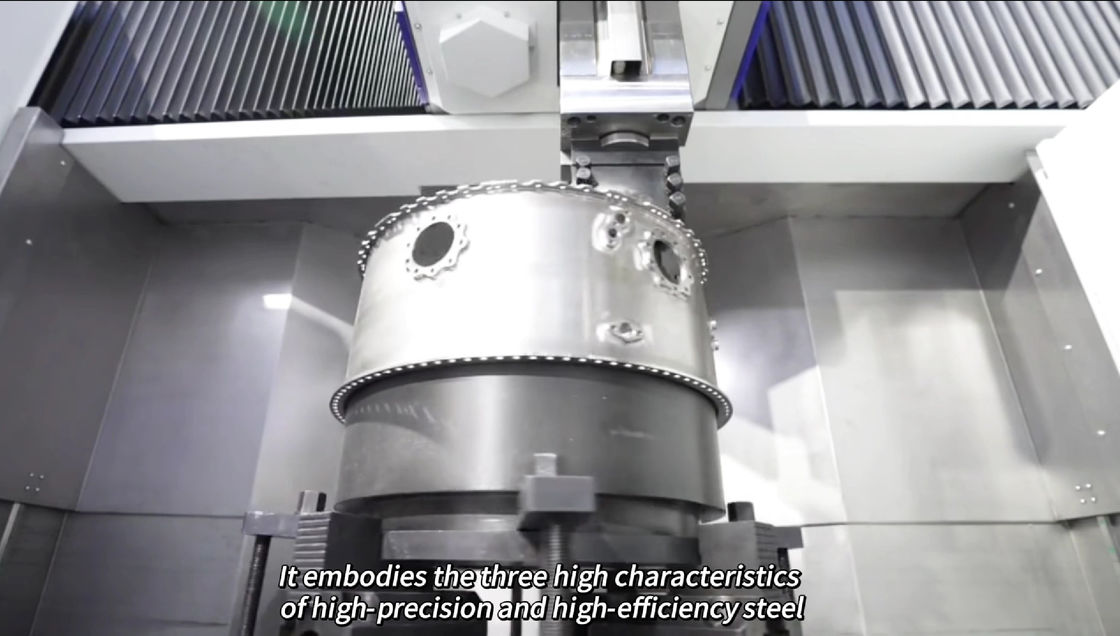 重いCNC垂直回転機 VTC200140H マックス.スイング直径 2500mm CNC垂直回転機 フレッシング コンボ