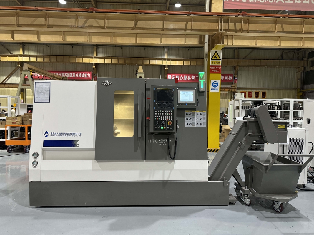 SMTCL 横軸 CNC ターン HTC40H/500 自動車 マンドル エンジン シャフト 歯車 シャフト 加工 CNC ターン