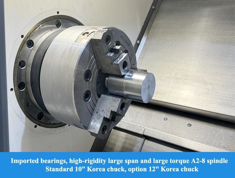 SMTCL ハードレール CNC ターン HTC40S 高硬さ 大きいスパン A2-8 スピンドル速度 4000r/min 斜床 CNC ターン