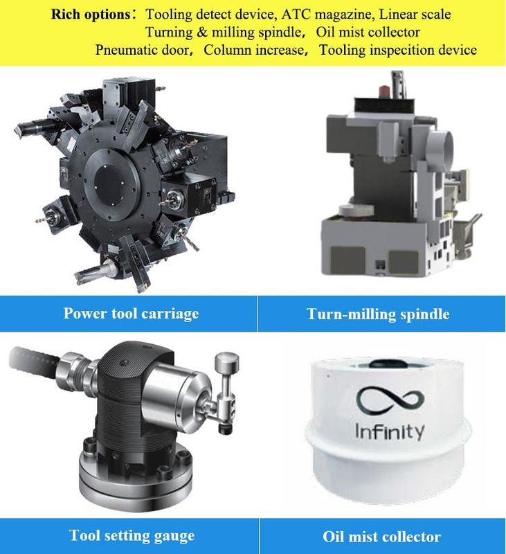SMTCL 縦 CNC ターン V4H CNC 縦フレッシング マシン 縦フレッシング マシン コンボ
