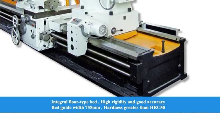 大型手動回 lathes CW61160D ベッド上での最大振動直径 1640mm A2-15 スピンドル重用回 lathes