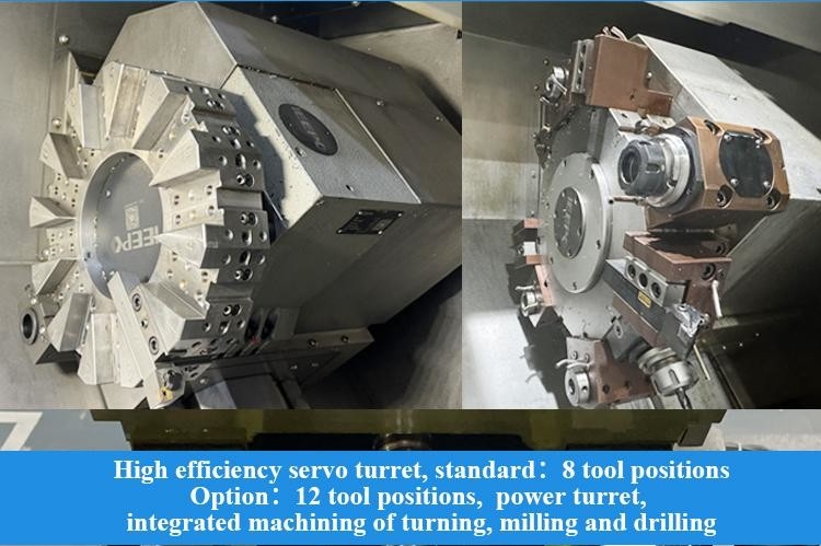 SMTCL 斜床 CNC  lathes フレッシングマシン コンボ HTC4050S フル機能水平 CNC  lathes