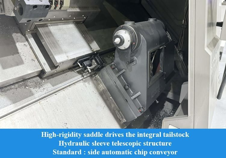 高硬度ハードレール CNCターニングセンター HTC40Sm A2-8 スピンドル 重量切断 CNCターニングセンター