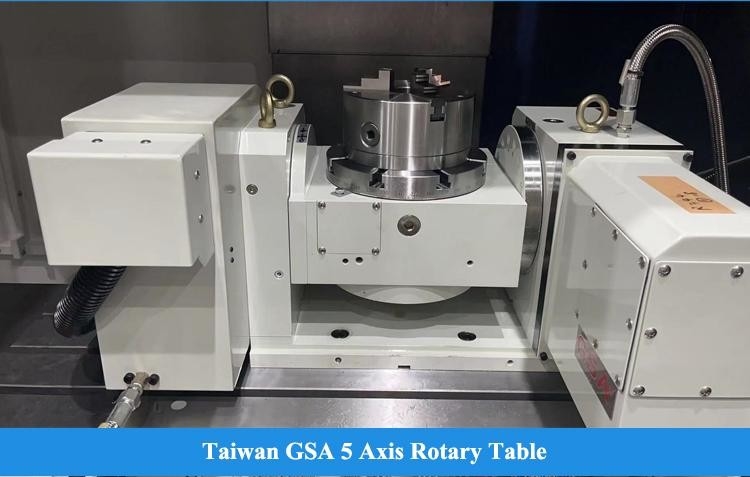 CNC VMC 垂直加工センター VMC850Q 4 番目の軸 CNC 回転テーブル CNC メタル 垂直フレーシングマシン