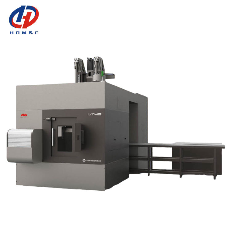 自動ローディング/アンローディング反転型立形CNC旋盤 IVT45 自動生産ライン