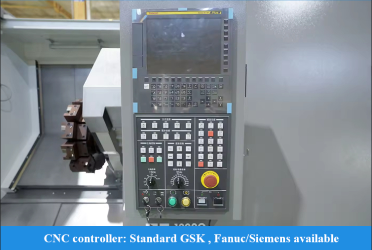 3 軸のスローチ加工機 コンボ T5.2-1000Q FANUC SMTCL 斜面床のスローチ加工機