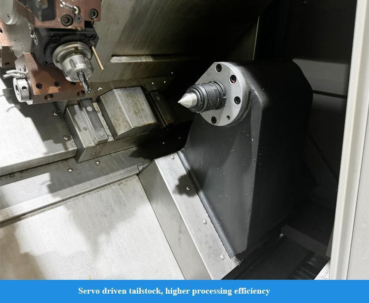 HTC40PM Cの軸線の生活のタレットが付いている横のCNCの回転中心3500rpm