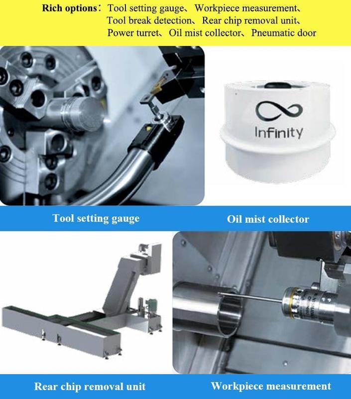 G45Lの傾斜のベッド横のCNCの旋盤機械高速高速鉄道ライン