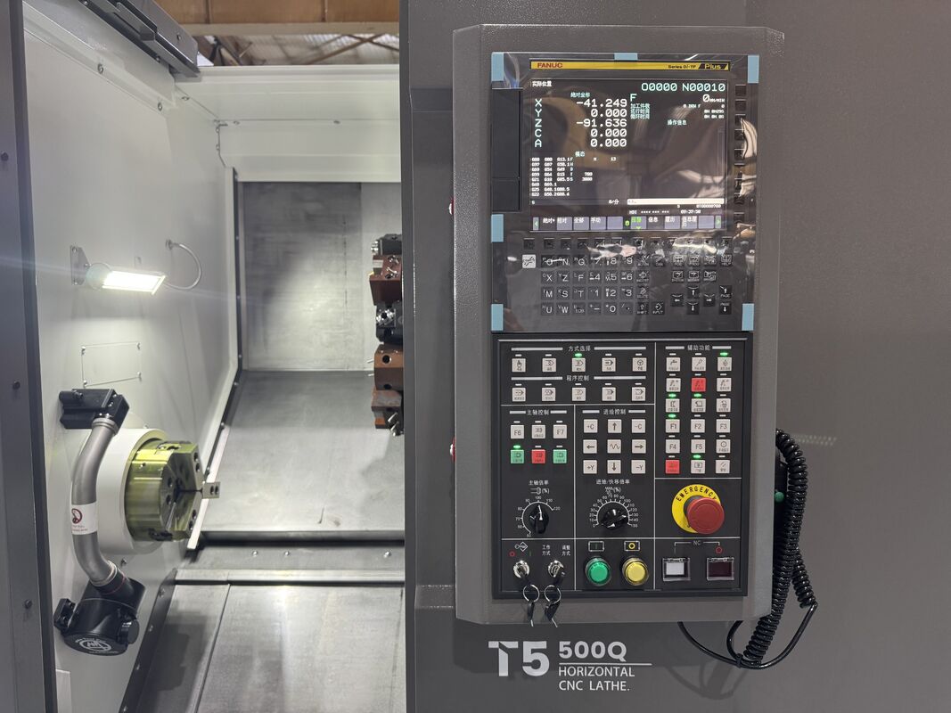 SMTCL T5.2-500Q Horizontal 12-station power turret Pump Rotor Shaft Processing CNC Turning Center