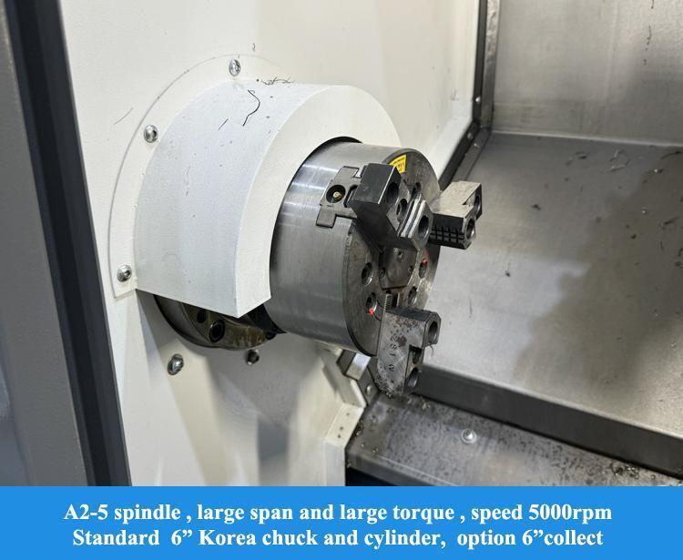 SMTCL 高精度小型部品加工 5000rpm A2-5 スピンドル 横型サーボタレット HTC16H 傾斜ベッド CNC旋盤