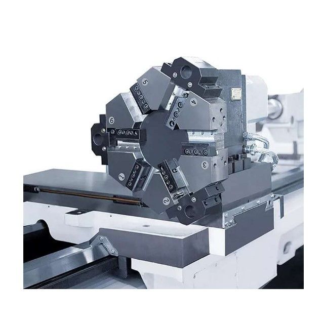 CNC回転回転機 CAK6385 サーボモーター 4 ステーション ターレット メタル CNC回転機