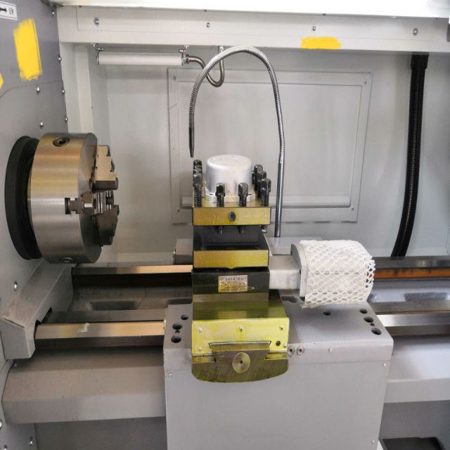 CNC回転回転機 CAK6385 サーボモーター 4 ステーション ターレット メタル CNC回転機