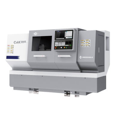 高精度フラットベッドCNC回転機 CAK5085水平金属切削回転機