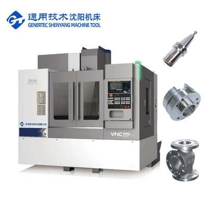 CNC VMC 垂直加工センター VMC850Q 4 番目の軸 CNC 回転テーブル CNC メタル 垂直フレーシングマシン