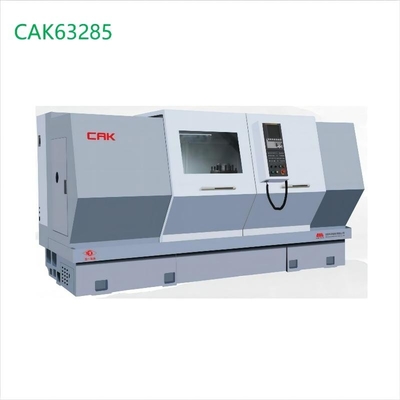 CAK63285 フラットベッドCNCターンマシン サーボモーター付き4ステーションの塔